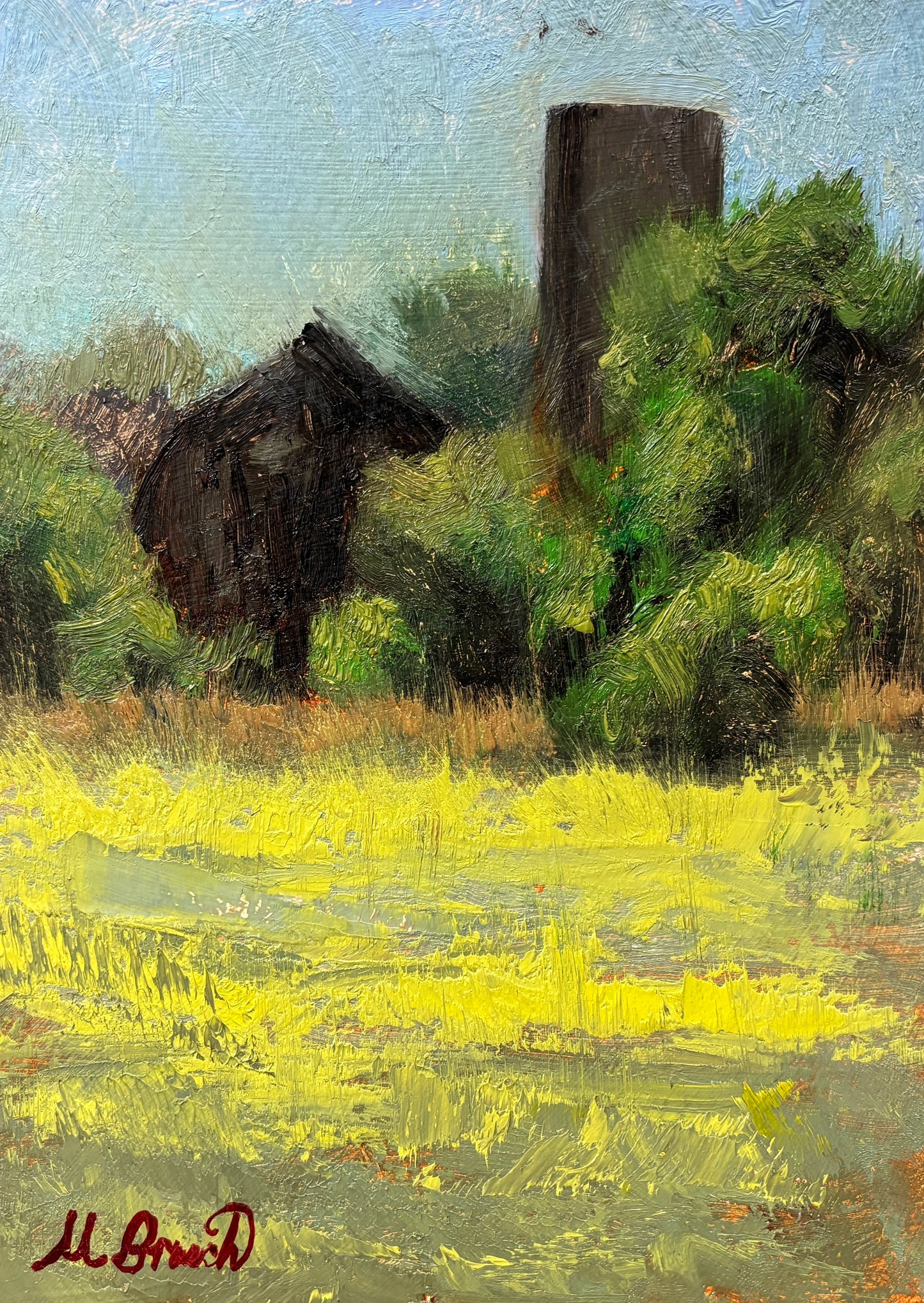 Old Barn and Silo