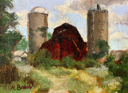 Double Barn and Silos