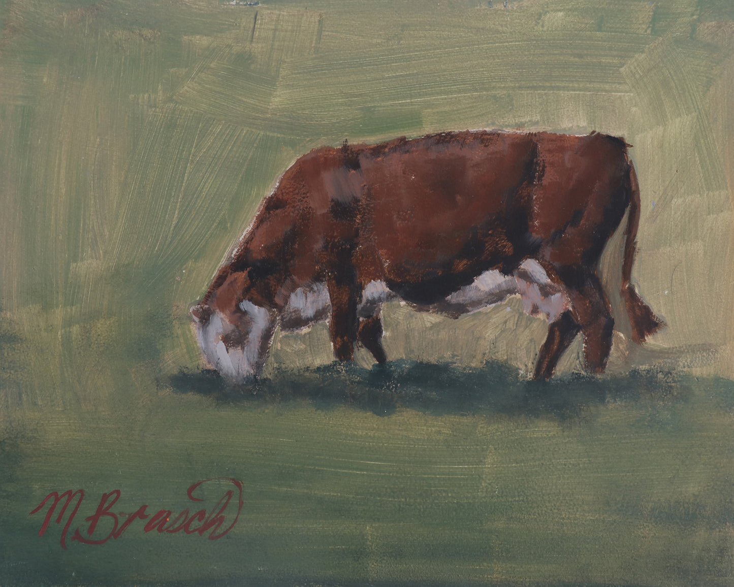 Grazing Cow Sketch